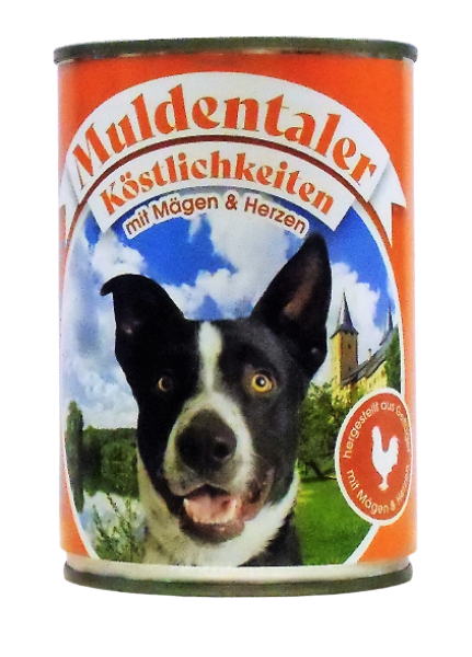 Geflügel mit Mägen und Herz